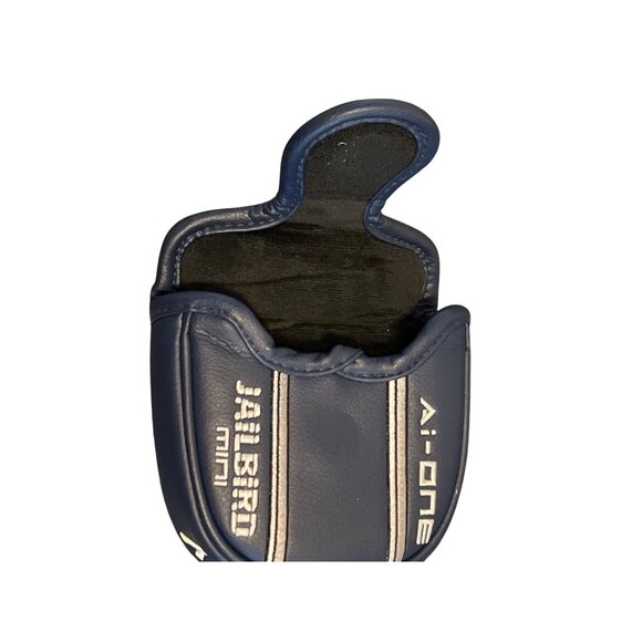 Odyssey Ai-One Eagle Milled Headcover Navy Blue Leather Limited Ed Magnetic READ - Picture 6 of 6